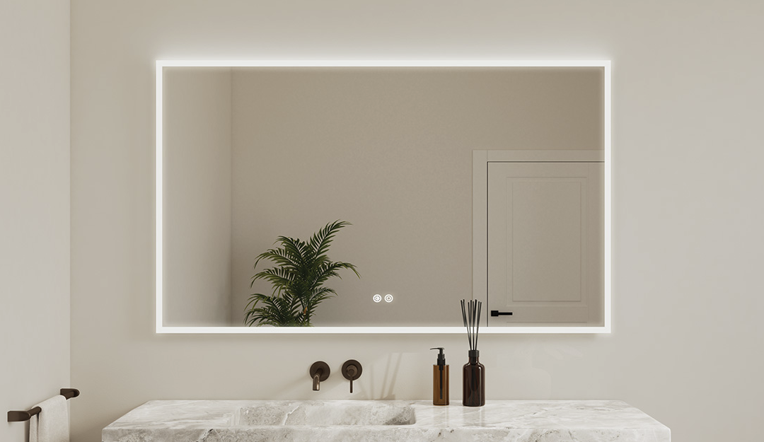 Lampe miroir LED moderne pour salle de bain